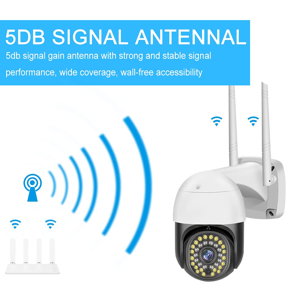 Maizic Smarthome PTZ Camera - 4K HD Wireless Security Surveillance
