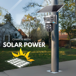 4G Sim Based CCTV Dual Lens/Dual Screen View [4MP+4MP] Solar Powered Security Camera