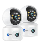 Maizic Smarthome 360° View CCTV Duo | Dual Lens 5+5MP Cameras with Smart Motion Tracking, Night Vision & 2-Way Talk – Total Home Protection!