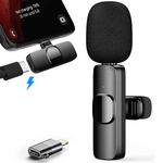 K8 Wireless Collar Mic Mini Omnidirectional Lapel Collar for iPhon&Android TypeC Microphone