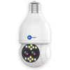 Ubercam 5X Optical Zoom 4 MP FHD WiFi Indoor Dual Lens Bulb Camera