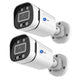 Maizic Smarthome Pack of 2 | 8MP Full HD Outdoor Wired IP Bullet CCTV Cameras | Ethernet Connectivity, Built-in Audio, Star Light Night Vision, ONVIF & NVR Compatible, 2-Year Warranty