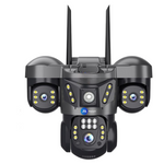 Maizic Smarthome Trion X 5MP×3 Triple Lens 4G SIM CCTV Camera | Outdoor Security Camera Without WiFi | 360° PTZ Rotation, Color Night Vision, AI Motion Detection, Two-Way Audio, SD Card Support