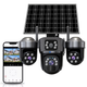 Maizic Smarthome UltraGenie Max 5MP×3 UHD Triple Lens/Screen Triple PTZ WiFi Solar Outdoor CCTV Camera | Color Night Vision | Human Detection | Two-Way Audio | IP66 Waterproof | Multi-User View