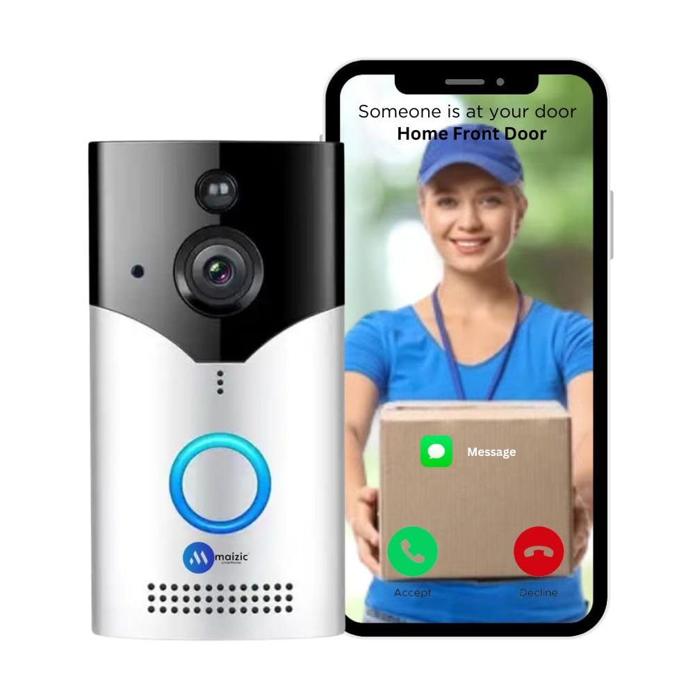 Zorbes Video Wireless Video Doorbell Smart Home Ozone Smart Video