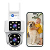 Maizic Ultracam Supercam Dual Lens 5MP WiFi Outdoor CCTV Camera – Color Night Vision, 360° PTZ, Two-Way Audio, AI Motion Detection
