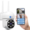 Maizic Smarthome Ultracam 6MP + 6MP Dual Lens WiFi CCTV Camera | 360° Pan/Tilt, Dual Screen View, HD Image Sensor, Color Night Vision, 2-Way Audio, Motion Detection, NVR & ONVIF Compatible (Srihome Fox)