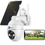 Maizic Smarthome OvaCam 4G SIM Solar-Powered Outdoor CCTV Camera | Pan & Tilt Zoom, Color Night Vision, Motion Detection, 2-Way Talk, Weatherproof, Supports SD Card up to 256GB