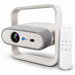 Maizic Smarthome Lumora Gold Smart Projector, Native 1080P, 4K Support, 750 ANSI, Android 14, WiFi 6, Bluetooth, Auto Focus, Auto Keystone, 360° Rotation, Dust-Proof Design, Air Inlet, RGB Light
