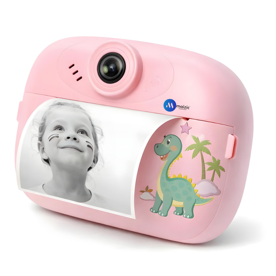 Maizic Smarthome Kids Instant Print Camera with Built-in Printer | Selfie Mode & Fun Filters | Photo, Video, Games & Music | USB Rechargeable | TF Card Support | Print Paper Included | Random Color