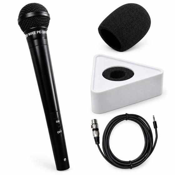 Maizic Smarthome Unidirectional Reporter Microphone with Noise Reduction, Wired Handheld Mic for Smartphone, Clear & Crisp Voice Recording for YouTube, Vlogging, Interviews, Podcasting & Blogging