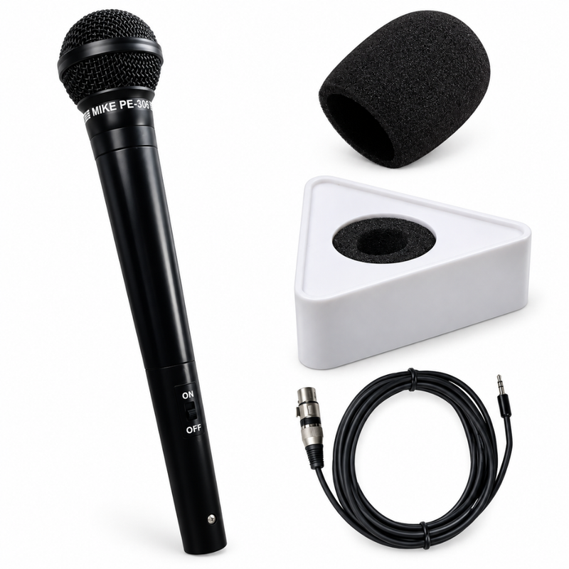 Maizic Smarthome Unidirectional Reporter Microphone with Noise Reduction, Wired Handheld Mic for Smartphone, Clear & Crisp Voice Recording for YouTube, Vlogging, Interviews, Podcasting & Blogging