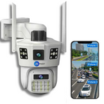 Maizic Smarthome 2K FHD 2 Lens+3 Screen Wireless Wifi Security Camera