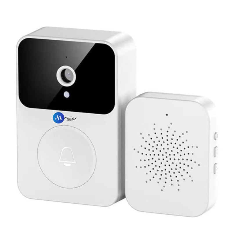 Maizic Smarthome 3MP Wi-Fi Smart Video Doorbell | Full HD Clarity, Night Vision, Motion Alerts, 2-Way Talk, Easy App Control & Installation
