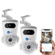 Astro Series by Maizic – Dual Lens 360° WiFi Cameras (Pack of 2) | Live View, AI Protection & Color Night Vision