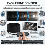 Maizic Smarthome 5.5mm Endoscope Inspection Camera for Android Phone | 6 Adjustable LED Lights | IP67 Waterproof | 2M Flexible Cable | USB Endoscopic Borescope Camera for Pipe, Drain, Engine, Wall & Underwater Inspection