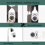 Maizic Smarthome 3MP WiFi Robo Bulb CCTV Camera (Pack of 2) | 360° PTZ Control, Motion Detection Alerts, Two-Way Audio, Color Night Vision | Indoor & Outdoor Home Security