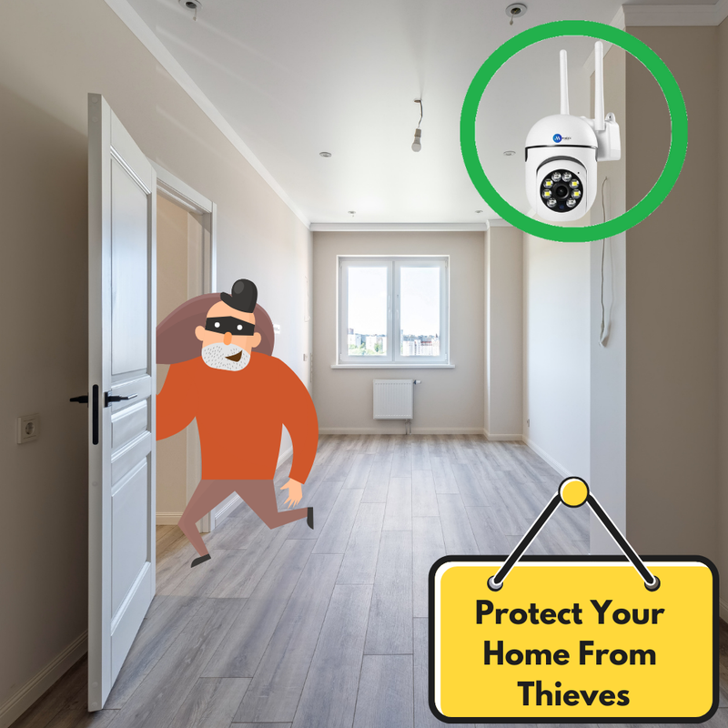 3MP FHD WiFi Indoor Mini Fox PTZ Security Camera