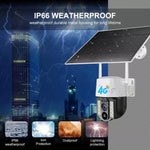 Maizic Smarthome OX 4G SIM Solar PTZ Security Camera | 2MP 1080P HD Outdoor CCTV with Night Vision, PIR Motion Detection, Human Tracking, Two-Way Audio & IP66 Waterproof Protection