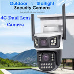 Maizic Smarthome Panther 4G Dual Lens CCTV Camera (5MP + 5MP) | PTZ Control, Triple Screen View, SIM Support, Color Night Vision, PIR Human Detection, 2-Way Audio, Multi-User Access