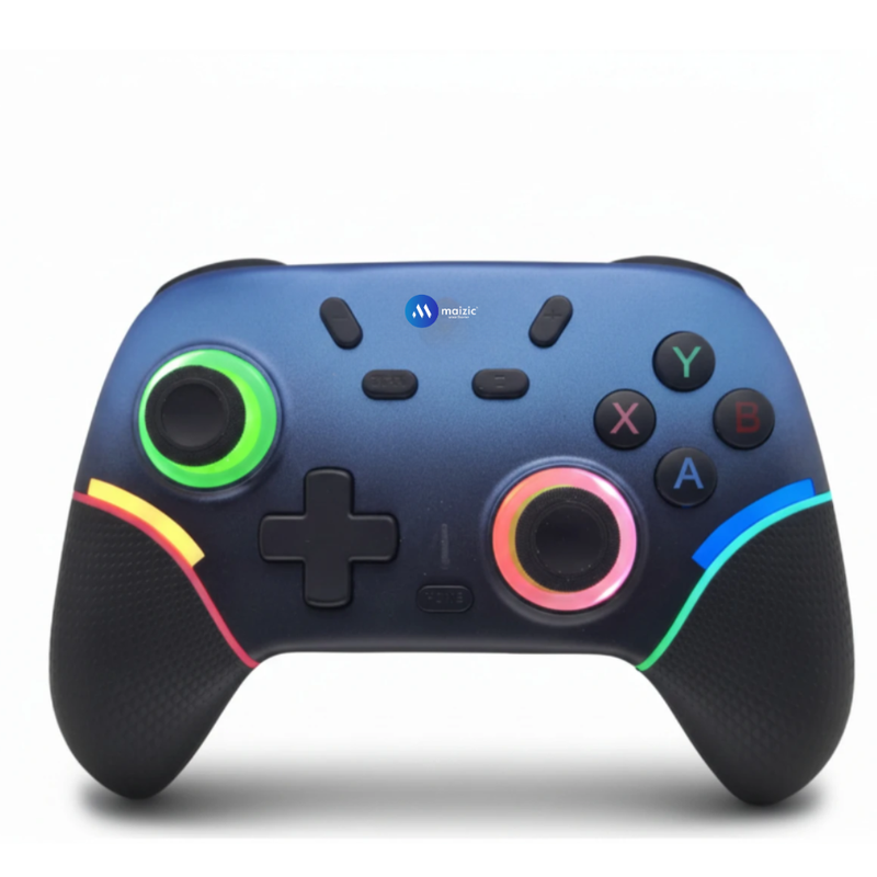 Maizic Smarthome Play X9 Wireless Bluetooth Gaming Controller | Dual Vibration, 6-Axis Gyroscope, RGB LED Joystick, 800mAh Battery| Compatible with Android, iOS, Windows PC, P3, P4 & Switch