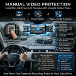 Maizic Smarthome DriveCam Pro 4-Channel Dash Camera | 360° Quad Camera Recording | Front, Left, Right & Rear Coverage | Night Vision | G-Sensor | 3