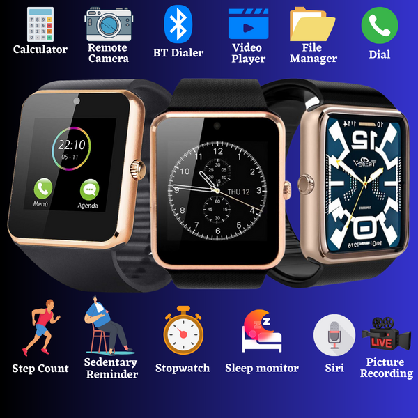 Musk Pro Smartwatch - Fashionable GSM/GPRS Smartwatch for iPhone and Android