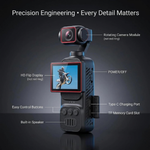 Maizic Smarthome Q11 2K WiFi Vlogging Camera, 270° Electric Rotating Lens, 2.78