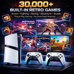 Maizic Smarthome GS5 Pro 4K Wireless Retro Video Game Console with 30,000+ Built-in Games & 53 Emulators | Plug & Play HDMI Gaming System for TV, PC & Projector | Includes 2 Wireless Controllers