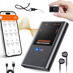 Maizic Smarthome VoiceNote 5 64GB Magnetic Digital Voice Recorder, Up to 3072Kbps HD Audio Recorder with AI Noise Reduction, Playback & Rechargeable Battery, Portable Dictaphone for Meetings, Lectures