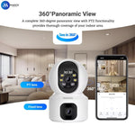 Maizic Smarthome 360° View CCTV Duo | Dual Lens 5+5MP Cameras with Smart Motion Tracking, Night Vision & 2-Way Talk – Total Home Protection!