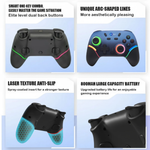 Maizic Smarthome Play X9 Wireless Bluetooth Gaming Controller | Dual Vibration, 6-Axis Gyroscope, RGB LED Joystick, 800mAh Battery| Compatible with Android, iOS, Windows PC, P3, P4 & Switch