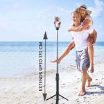 Maizic Smarthome 1 CreatorPod 11 70cm Selfie Stick Tripod with Bluetooth Remote, Reinforced Extendable Mobile Phone Stand for iPhone & Android, Vlogging, Reels, Selfies, Group Photos & Travel