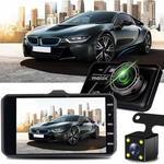 Maizic Smarthome Supercar 1440p Car Dash Cam - 4″ HD Display, Wifi, Night Vision, 170° Wide-Angle View