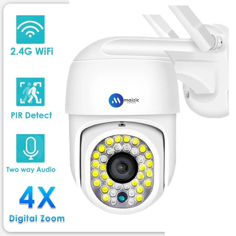 5MP FHD 4G (All sim Support) Wireless Pan Tilt CCTV Camera