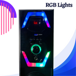DJ Star Boy Tower Speaker - Powerful Sound, Elegant Design | Bluetooth, USB, FM Radio | Karaoke Mic Included