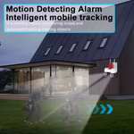 Maizic Smarthome 2in1 2K FHD Siren 1080p Resolution WIFI Wireless Outdoor Camera with Dual Lens | 360° View | Alarm | Motion Detection | Color Night Vision | IP66 Weatherproof | Two Way Audio Support Upto 128 GB SD Card