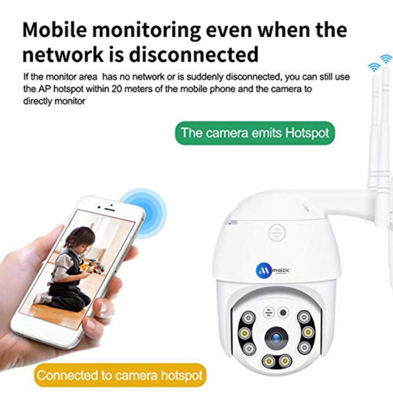 Maizic Smarthome 3MP Fox Wi-Fi CCTV Camera for Home