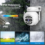 4MP QHD 2560 * 1440p WiFi PTZ Outdoor Home Security CCTV Camera