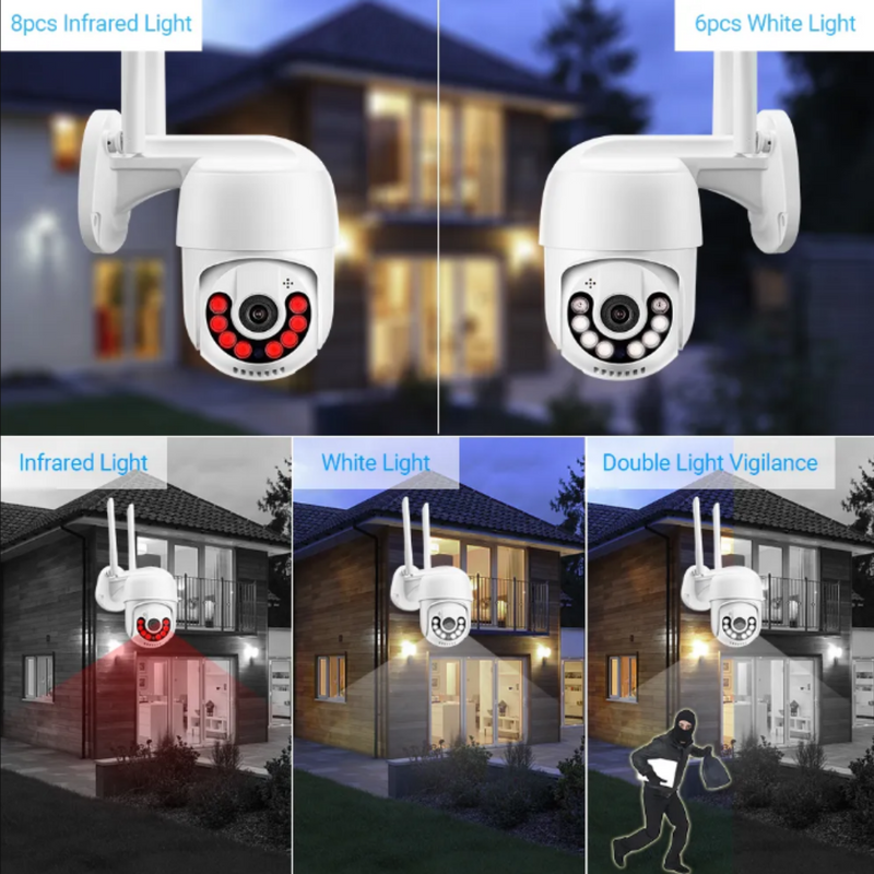 Dragonfly 3MP FHD PTZ Wifi Night Vision Security Camera