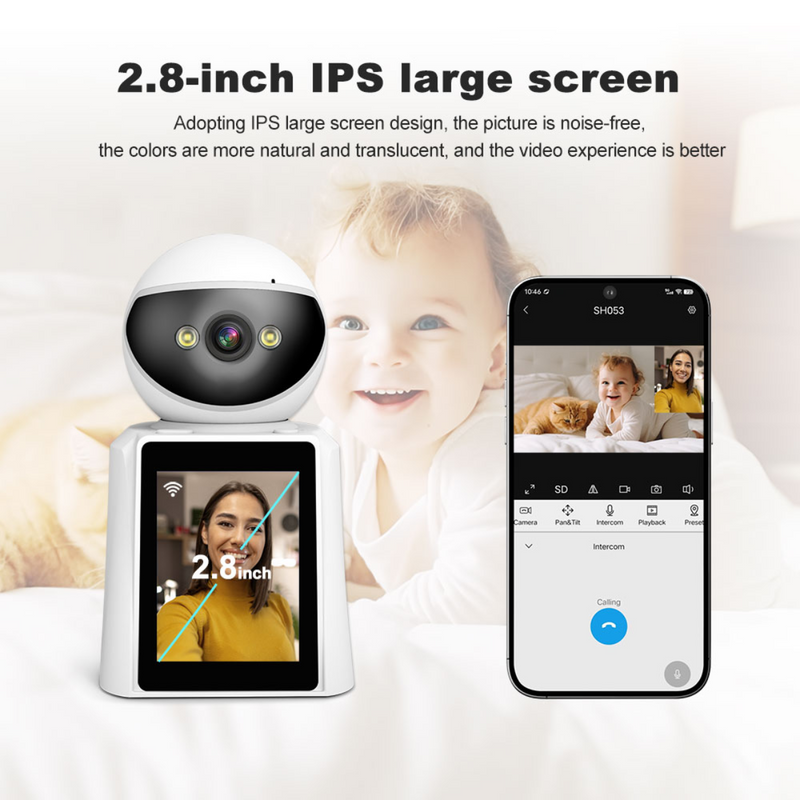Maizic Smarthome 4MP Ultra Easy Single Click Video Calling WiFi Indoor Camera
