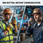 Maizic Smarthome Rechargeable Walkie Talkie Pack of 2 | Up to 5KM Range | 16-Channel Two-Way Radio | Push-to-Talk Wireless Communication | Rechargeable Battery | Portable Handheld Transceiver for Security, Warehouse, Camping & Outdoor Use