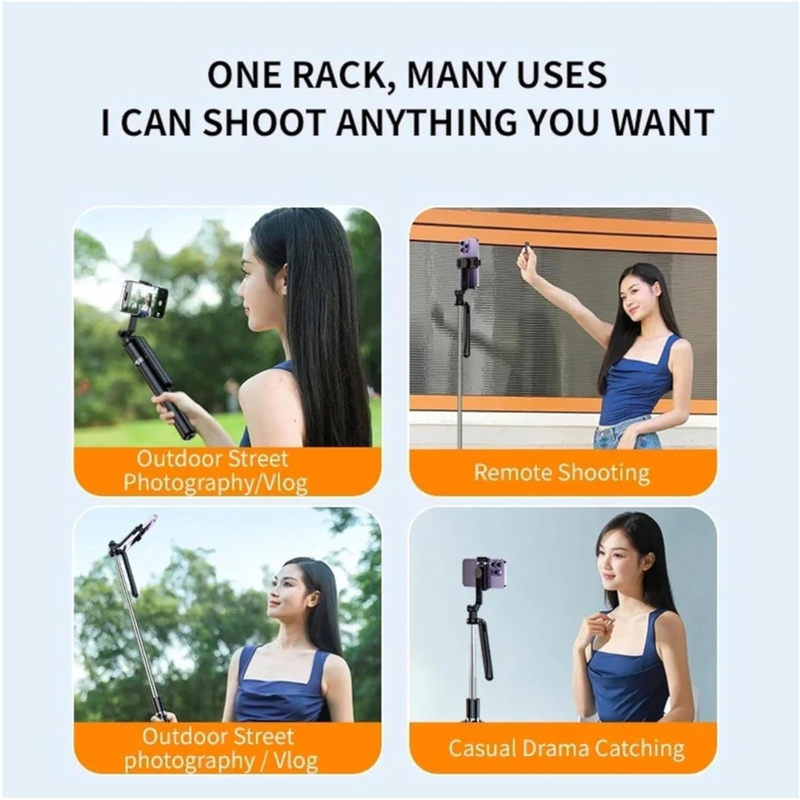 Maizic Smarthome CreatorPod 2 6FT Selfie Stick Tripod with Dual Lights & Bluetooth Remote, Extendable Phone Tripod Stand with Grip Handle, 10M Remote Range for Vlogging, Selfies, Reels