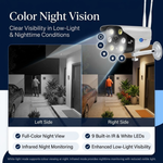 Maizic Smarthome 4G SIM Bullet CCTV Camera for Home Outdoor | 1080P HD Security Camera Without WiFi | Color Night Vision | 9 IR LEDs & White LED Light | Motion Detection | Two-Way Talk | Weatherproof Design