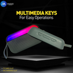 Vivid Sync Bluetooth Speaker with Loud Clear Sound & Rich Bass, up to 6H Playtime