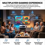 Maizic Smarthome GS5 Pro 4K Retro Gaming Stick | 30000+ Built-in Games | 53 Emulators | Wireless Plug & Play HDMI Console | Includes 2 Wireless Controllers | For TV, PC & Projector