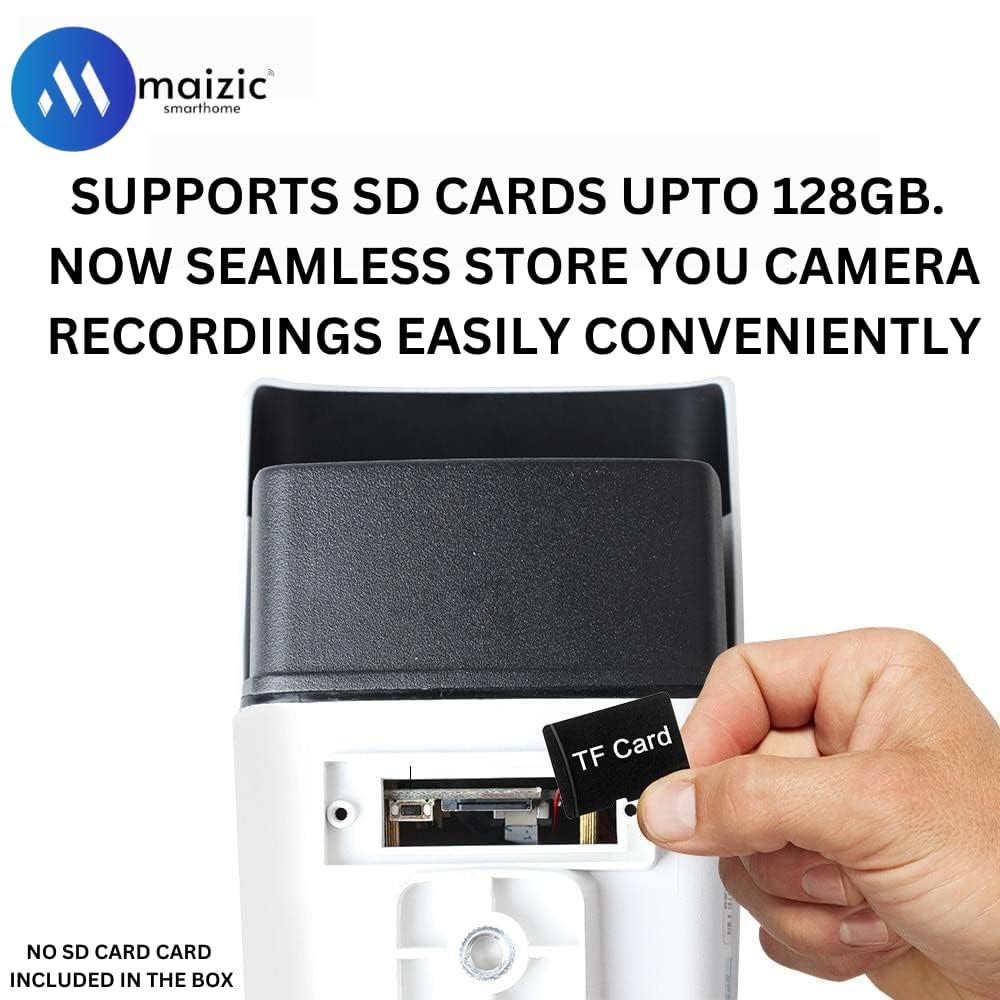 Outdoor 4G Sim Camera with 1080P Wide Angle View Night Vision