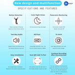 Ubercam 5X Optical Zoom 4 MP FHD WiFi Indoor Dual Lens Bulb Camera