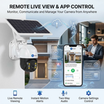 Maizic Smarthome Black Bull Solar 4G SIM CCTV Camera | 3MP Full HD Outdoor Wireless Security Camera | Solar Powered | Color Night Vision | Motion Detection | 2-Way Talk | IP66 Waterproof | Live Remote Monitoring