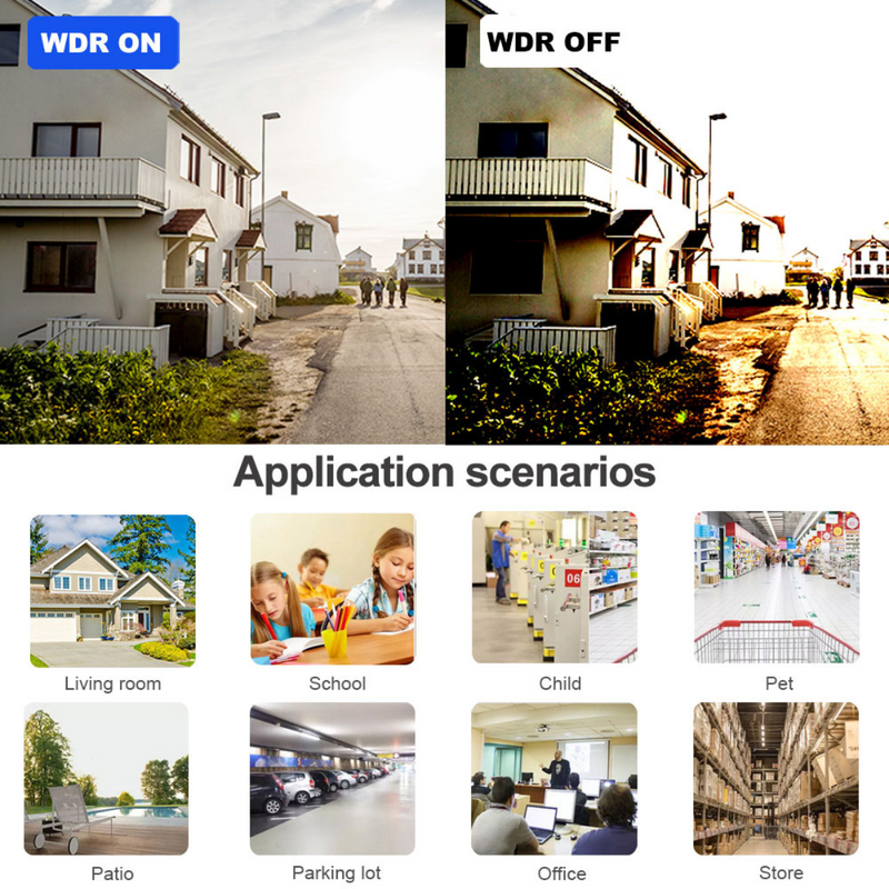 2k HD 4MP Dual-Band WiFi IP Security Video Camera